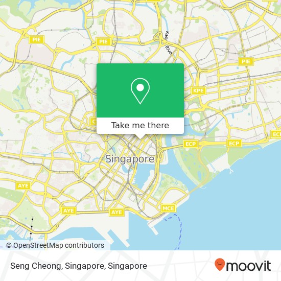 Seng Cheong, Singapore map