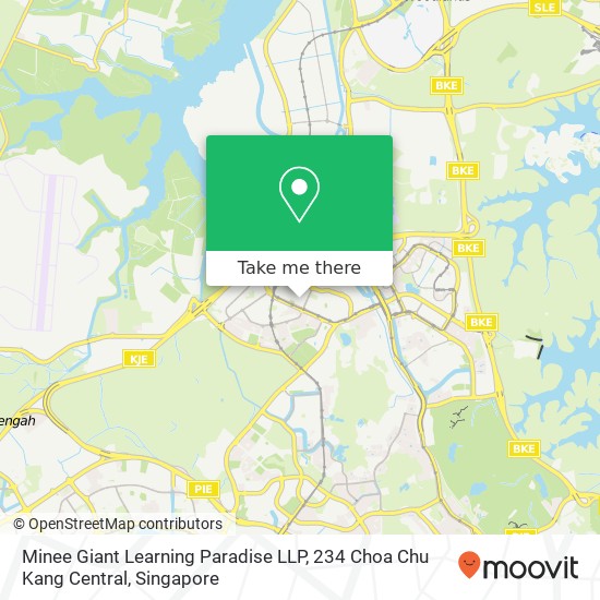 Minee Giant Learning Paradise LLP, 234 Choa Chu Kang Central map