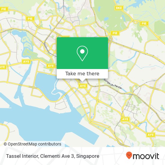 Tassel Interior, Clementi Ave 3地图