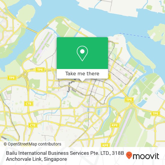 Bailu International Business Services Pte. LTD., 318B Anchorvale Link地图