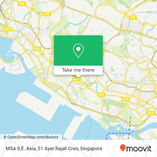 MSA S.E. Asia, 51 Ayer Rajah Cres map