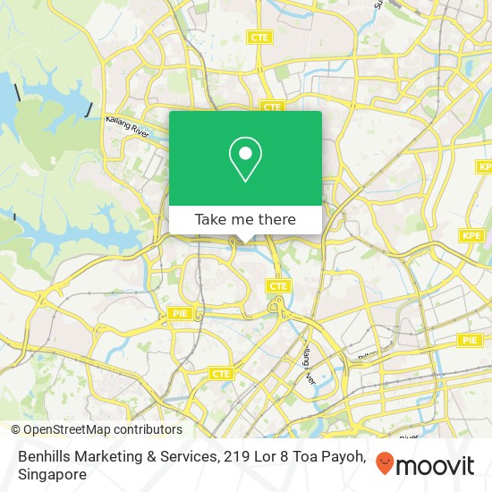 Benhills Marketing & Services, 219 Lor 8 Toa Payoh map