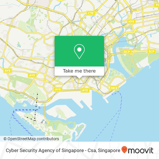 Cyber Security Agency of Singapore - Csa map