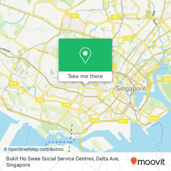 Bukit Ho Swee Social Service Centres, Delta Ave地图