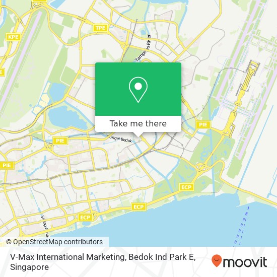 V-Max International Marketing, Bedok Ind Park E map