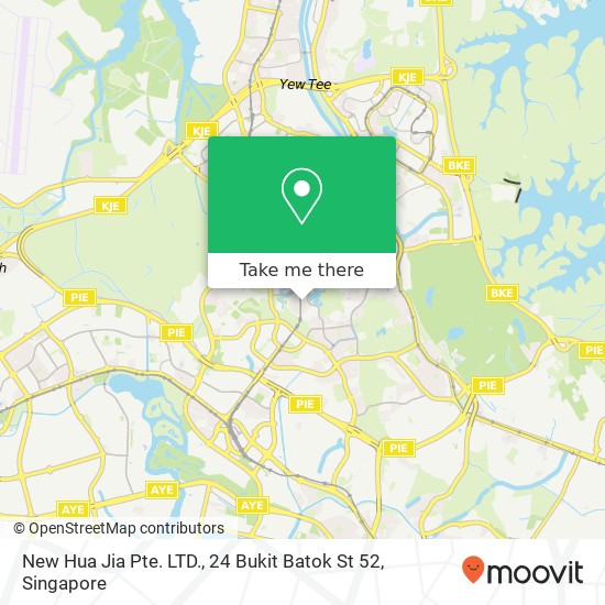 New Hua Jia Pte. LTD., 24 Bukit Batok St 52地图