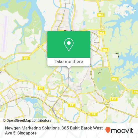 Newgen Marketing Solutions, 385 Bukit Batok West Ave 5地图