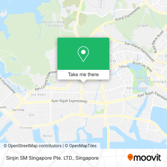 Sinjin SM Singapore Pte. LTD.地图