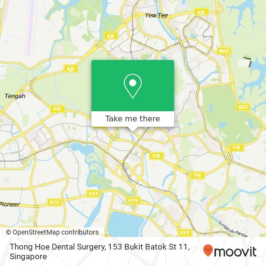 Thong Hoe Dental Surgery, 153 Bukit Batok St 11 map