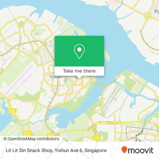 Lit Lit Sin Snack Shop, Yishun Ave 6 map