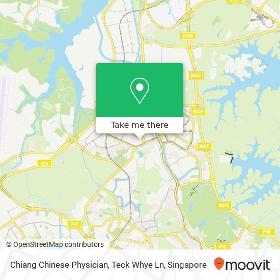 Chiang Chinese Physician, Teck Whye Ln map