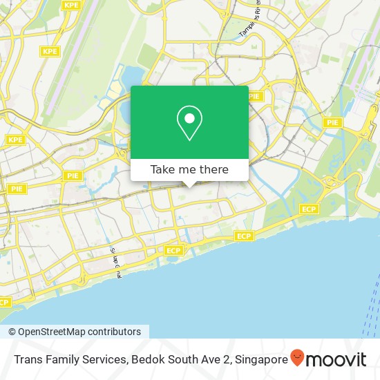 Trans Family Services, Bedok South Ave 2 map