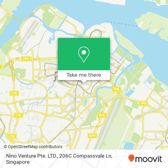 Nino Venture Pte. LTD., 206C Compassvale Ln地图