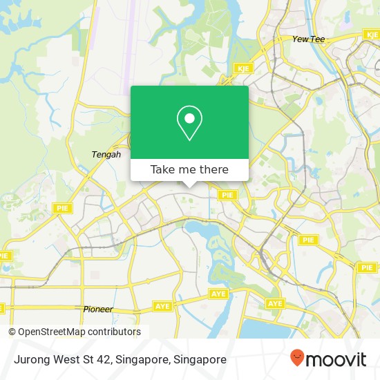 Jurong West St 42, Singapore map