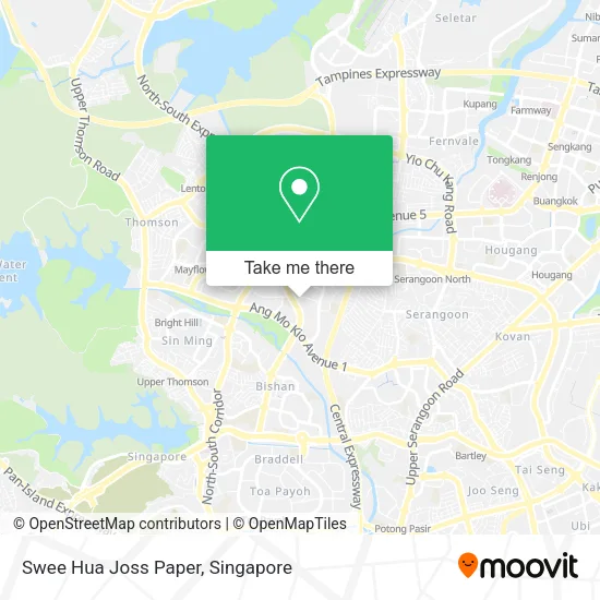 Swee Hua Joss Paper map
