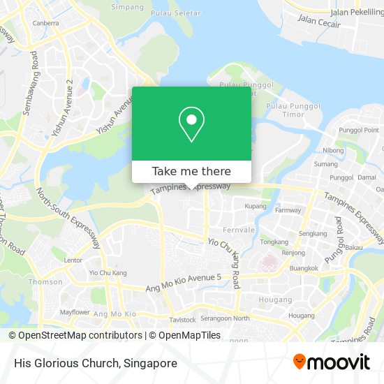 His Glorious Church map