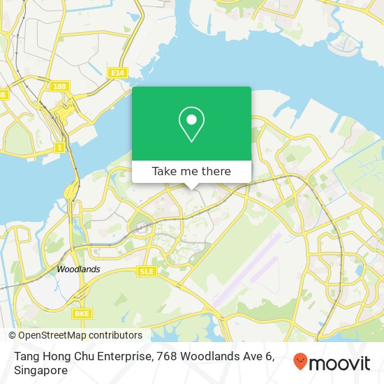 Tang Hong Chu Enterprise, 768 Woodlands Ave 6 map