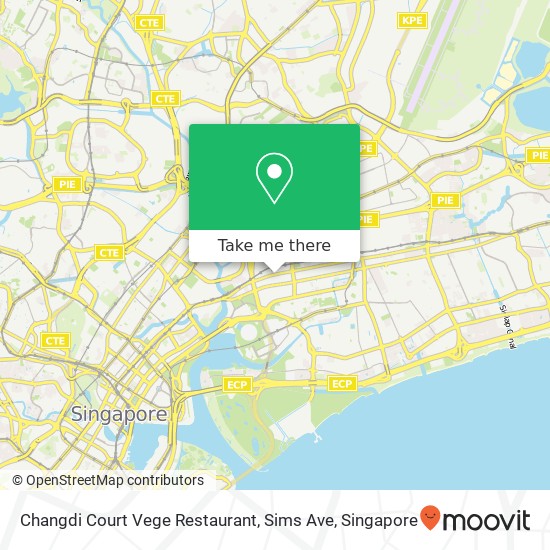 Changdi Court Vege Restaurant, Sims Ave地图