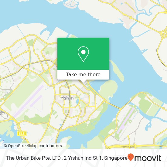 The Urban Bike Pte. LTD., 2 Yishun Ind St 1地图