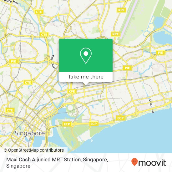 Maxi Cash Aljunied MRT Station, Singapore map