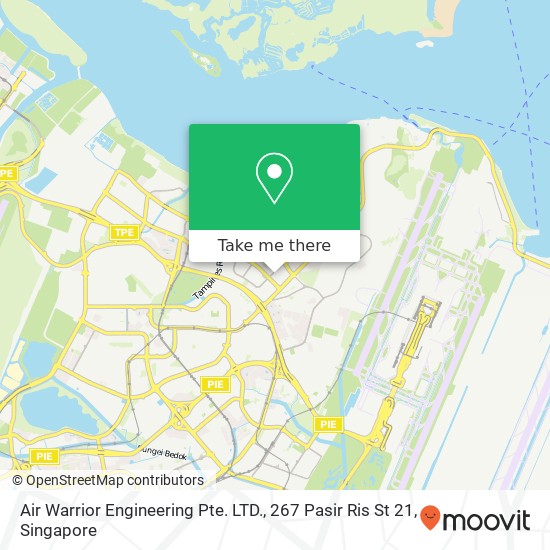 Air Warrior Engineering Pte. LTD., 267 Pasir Ris St 21地图