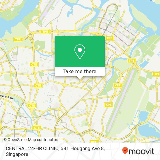CENTRAL 24-HR CLINIC, 681 Hougang Ave 8 map