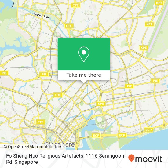 Fo Sheng Huo Religious Artefacts, 1116 Serangoon Rd map