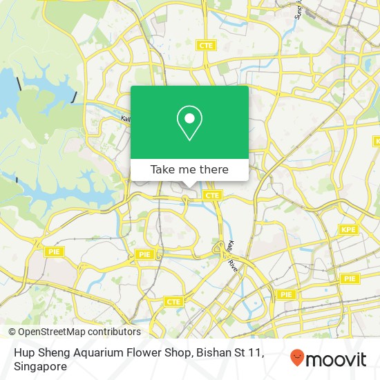 Hup Sheng Aquarium Flower Shop, Bishan St 11 map