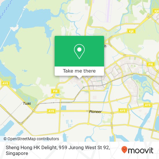 Sheng Hong HK Delight, 959 Jurong West St 92 map