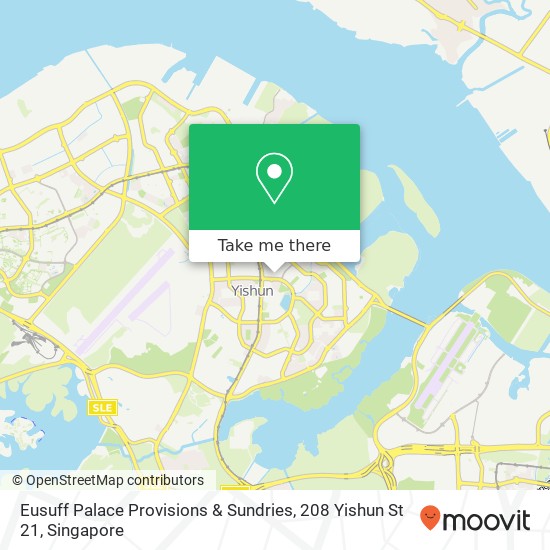 Eusuff Palace Provisions & Sundries, 208 Yishun St 21 map