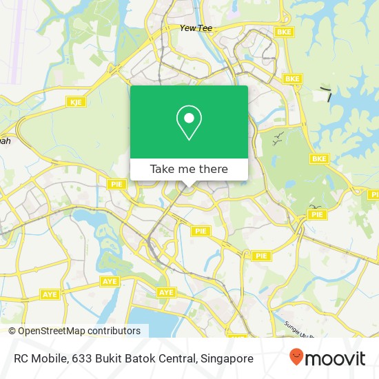 RC Mobile, 633 Bukit Batok Central map