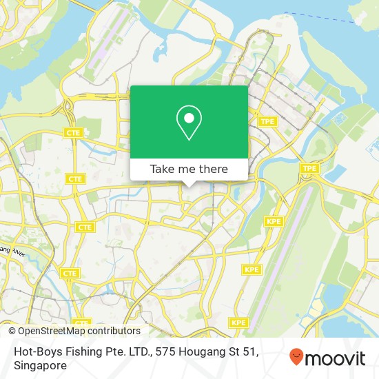 Hot-Boys Fishing Pte. LTD., 575 Hougang St 51地图