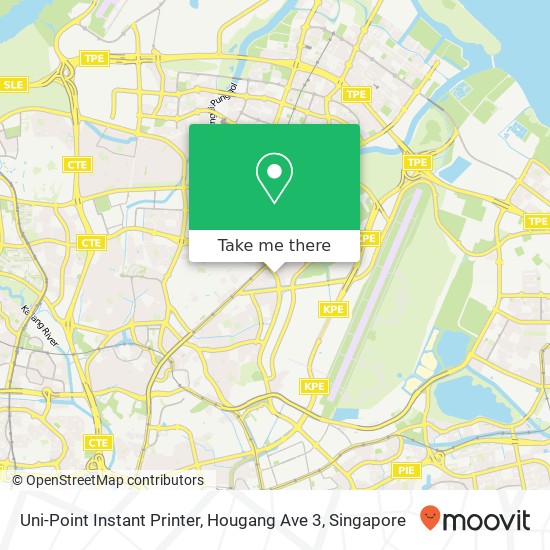 Uni-Point Instant Printer, Hougang Ave 3地图