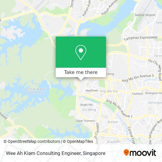 Wee Ah Kiam Consulting Engineer map