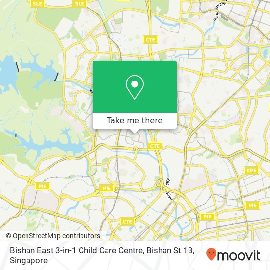 Bishan East 3-in-1 Child Care Centre, Bishan St 13 map