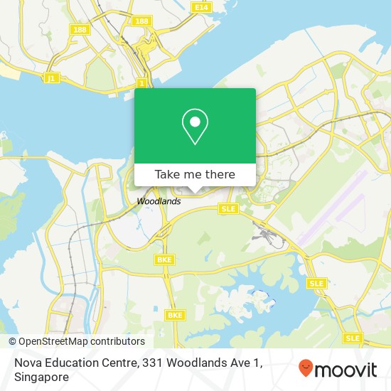 Nova Education Centre, 331 Woodlands Ave 1 map