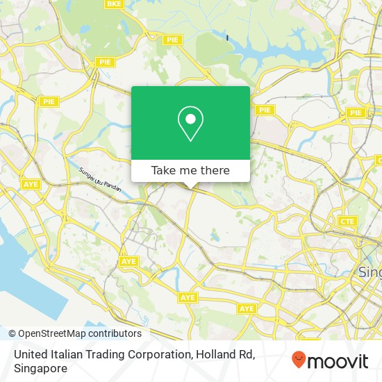 United Italian Trading Corporation, Holland Rd map