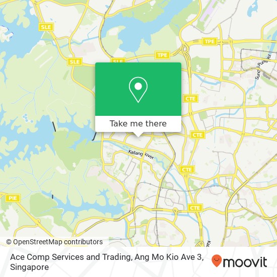 Ace Comp Services and Trading, Ang Mo Kio Ave 3 map