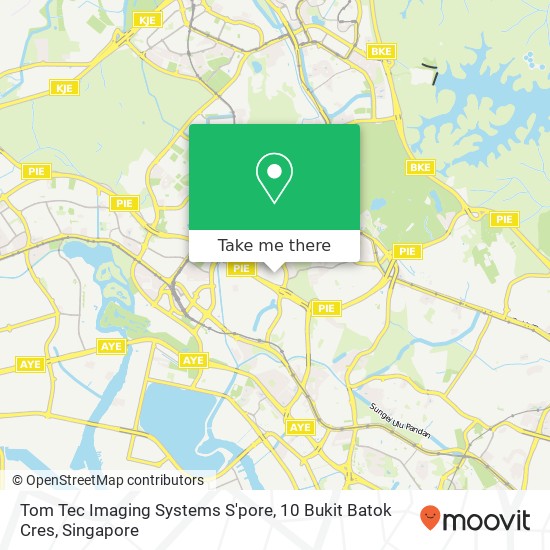 Tom Tec Imaging Systems S'pore, 10 Bukit Batok Cres map