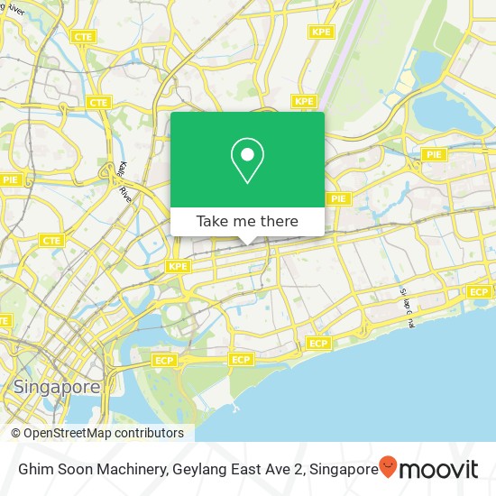 Ghim Soon Machinery, Geylang East Ave 2 map