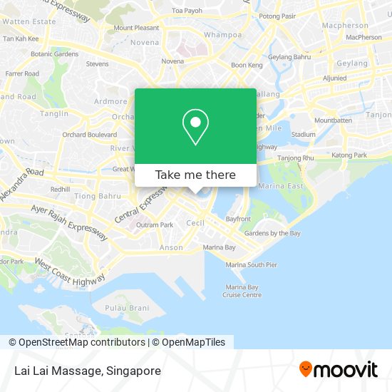 Lai Lai Massage map