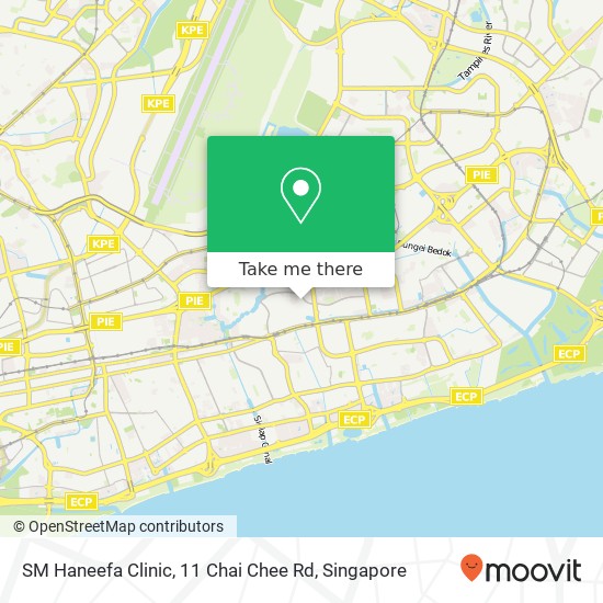 SM Haneefa Clinic, 11 Chai Chee Rd map