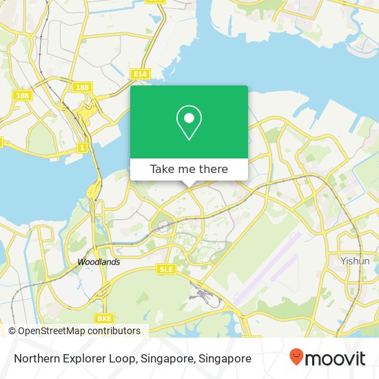 Northern Explorer Loop, Singapore map