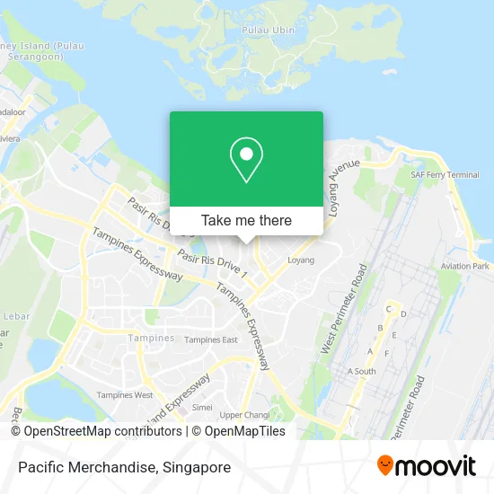 Pacific Merchandise地图