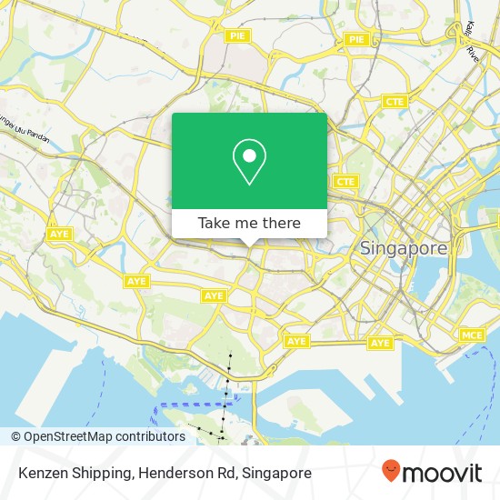 Kenzen Shipping, Henderson Rd map