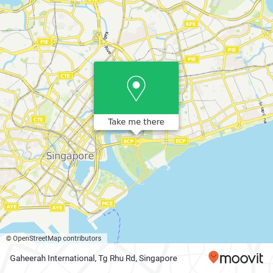 Gaheerah International, Tg Rhu Rd map