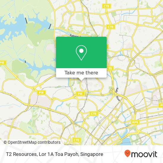 T2 Resources, Lor 1A Toa Payoh map