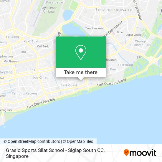 Grasio Sports Silat School - Siglap South CC map