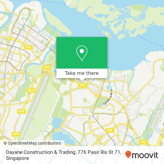Dayane Construction & Trading, 776 Pasir Ris St 71 map