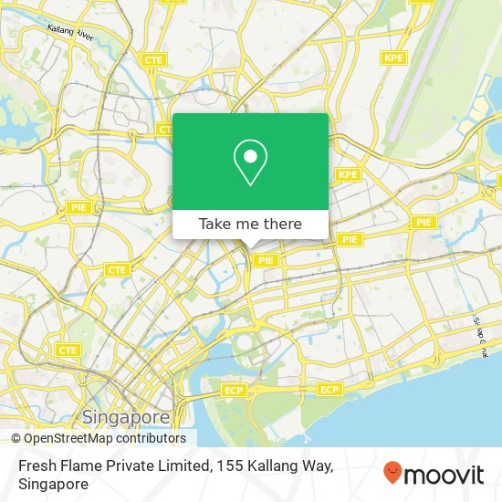 Fresh Flame Private Limited, 155 Kallang Way地图